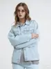 Chaqueta de mezclilla para hombre de comercio exterior primavera y otoño, chaqueta superior casual versátil simple retro holgada para mujer