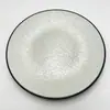Plato de melamina estilo japonés disco de plástico tipo porcelana plato para hotpot plato para barbacoa plato plano occidental para bistec plato comercial