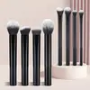 Conjunto de Pincéis Mais Vendido Transfronteiriço, Conjunto de Pincéis de Maquiagem com Tubo Longo de 12 Peças, Conjunto de Pincéis Portátil, Pincel para Pó Solto, Pincel para Contorno, Pincel para Blush