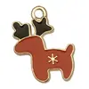 Conjunto de 30 Acessórios de Esmalte de Natal para DIY: Papai Noel, Boneco de Neve, Sino, Rena, Pingentes de Pulseira, Chaveiros
