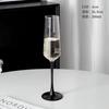 Copa de champán tipo cáliz rojo estilo europeo, copa de cóctel especial de bar de cristal de cristal creativo premium