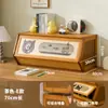 Estantería Nórdica Estantería Baja Estante de Almacenamiento Estilo Japonés Armario de Almacenamiento Estantería Juego de Puertas Correderas Almacenamiento Combinado de Piso para el Hogar