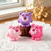 Miniatura de Oso Fresa Realista Figura de Muñeca Casa de Muñecas Decoración del Hogar Adorno Pequeño Creativo Decoración de Oficina