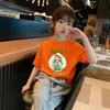 Camiseta de Manga Corta para Niños Algodón Puro 2026 Nuevo Estilo Niños Medianos y Grandes Verano Manga Media Ropa para Niños Tops Camisetas Versátiles