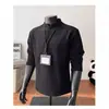 Camiseta de Manga Larga para Hombre Estilo Americano Ins Otoño Retro Nueva Patrón de Olas Nueva Tendencia Top Casual para Exteriores