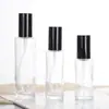 Botellas de Loción Portátiles al por Mayor, Botellas con Atomizador, Botellas Transparentes de Presión para Dispensar Cosméticos, Botellas de Vidrio Vacías, Se Pueden Imprimir con Logo