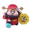 Guochao Creativo Deidad Patrona de la Seguridad Adornos Pequeños de Escritorio para Coche Muñeca Hecha a Mano Artesanías de Resina Adornos para Coche