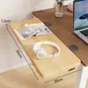 Placa de extensión de escritorio, panel de extensión de escritorio de oficina plegable y extensible, no requiere taladro, soporte para reposamuñecas, herramienta de expansión de escritorio