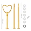 Venta al por mayor Soporte para Plato de Pastel de Brocheta de Plato de Múltiples Niveles con Forma de Corona Pequeña Fabricante Asa de Plato Aleación de Zinc Suministro Soporte para Plato de Brocheta de Fruta