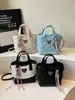 Bolsa pequena popular e moderna para mulheres, bolsa transversal casual versátil nova para o verão de 2026, bolsa de mão estilo coreano tipo balde