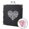 Directo de Fábrica Papel Kraft Vintage DIY Anillo de Hierro Álbum de Fotos Pegado a Mano Álbum con Anillo de Hierro Polaroid Traje Venta al por Mayor
