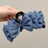2026 Nuevo Clip de Garra Divertido de Perro de Nicho Pinza para el Cabello con Lazo de Puntos para Mujer, Pinza de Tiburón Exquisita de Gama Alta para Peinado