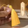 Borla Pequeña de 8 cm Flecos Material Hecho a Mano para DIY Estilo Antiguo Bolsita de Aromas Abanico Pasador Marcapáginas Colgante para Ropa Decoración de Borla