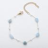 Pulsera de Piedra Natural Alienígena Jin Yiyuan para Minorías Pulsera Dulce de Estilo Étnico Femenino Pulsera Chapada en Oro de 18K