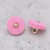 Botones de Resina de Terciopelo para Trajes Tang y Hanfu, Botones Metálicos para Suéteres y Abrigos, Botones Decorativos Redondos Cosidos a Mano, Disponibles en 20 Colores