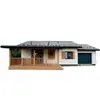 Vivienda Nueva Rural Estructura de Quilla de Acero Ligero Vivienda Apartamento Pequeño Casa de Estructura de Acero Diseño de Estilo Moderno Simple