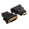 Adaptador HDMI macho a DVI24 +5 hembra adaptador de computadora para tarjeta gráfica tipo a puerto estándar a cabezal DVI-I
