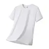 Camiseta Deportiva Casual de Verano para Hombre, de Secado Rápido, Seda Helada, Cuello Redondo, Manga Corta, Holgada, Delgada, Pulóver, Top para Correr