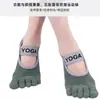 Calcetines de Yoga de Cinco Dedos Más Vendidos, Suaves, Altamente Elásticos, Amigables con la Piel, Absorbentes del Sudor, Suela con Partículas 3D, Antideslizantes, Aliviadores de Presión, Banda Ancha, Talón Abierto, Diseño de Dedos Separados