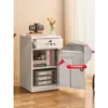 Armário baixo para arquivos de senha sob a mesa com gaveta com chave armário de armazenamento tipo gaveta armário de arquivo de documentos de ferro forjado armário de armazenamento de impressão digital
