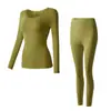 Roupas Embelezadoras da Pele Outono e Inverno Camada Base Conjunto Térmico Camiseta Base Invisível Roupa Íntima Máscara Facial Base para Pele Top Venda Direta da Fábrica Aquecimento