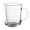 Nuevo Modelo Transfronterizo Vaso de Vidrio con Mango de Bambú para Uso Doméstico, Alto Valor Estético, Transparente de Alto Borosilicato, Resistente al Calor, Vaso para Invitados, Logo Personalizable