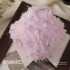 Fio de pelo misturado à mão, fio de lã especial para bolsas DIY, cor de doce, macio para chapéus feitos à mão, fio para suéter de crochê