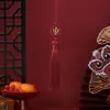 Novo Estilo Lingote Atrai-Fortuna Borla Lótus Estilo Chinês Corda Pendurável Borla Penduricalho de Carro Acessório DIY Atacado