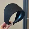 Diadema de punto estilo retro americano de ala ancha, de alta gama, adecuada para frentes amplias, a la moda, versátil para uso diario y para ir al trabajo, pinza para el pelo y accesorio para el cabello