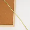 Ventas Directas de Fábrica Suministro en Stock Encaje Curvo Medio de 1 cm Envuelto en Hilo Dorado y Plateado Accesorios para Ropa Accesorios Textiles para el Hogar