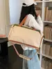 Nuevo modelo de bolsa de viaje con separación de seco y húmedo para viajes largos y cortos, bolsa de equipaje de gran capacidad, bolsa deportiva para gimnasio de bloqueo de color