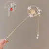 Pasador de Borlas de Gama Alta para Mujer 2025 Nuevo Estilo Pasador Nuevo Pasador Chinoiserie Estilo Antiguo Accesorios para el Cabello Dinastía Han Tocado