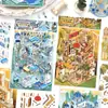 Infeel.Me Adesivos Paisagísticos Miniatura 2.5D Minha Casinha Décima Sétima Bala Caderno Infantil Brinquedos Educativos Divertidos