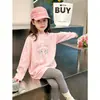 Camiseta de manga larga para niña, nuevo modelo primavera y otoño 2026, camiseta básica de otoño para niños, top para niños mayores, ropa de otoño de algodón puro, estilo ins
