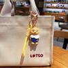 Chaveiro Pingente Poodle da Floresta Original Desenho Animado Fofo Cachorrinho Boneco Casal Bolsa Pequenos Enfeites Pendurados Pequenos Presentes