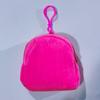 Mochila Escolar Pequeña de Felpa Color Caramelo de Moda Mochila de Color Sólido Bolso para Monedas Simple Lindo de Color Sólido Bolsa para Tarjeta de Identificación Mochila