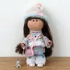 Al por mayor 14cm Mini Muñeco de Papa Ropa Muñeca Española Mia Juego de Vestir Falda Overol