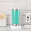 Exclusivamente transfronteriza para taza de automóvil de acero inoxidable de 20 oz, taza de cerveza con aislamiento 304, taza de hielo con rociador de vacío doble, venta al por mayor