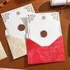 Sobre con diseño de mármol, colorido, sencillo, papel de carta vintage estilo occidental, sello de cera, juego de sobre y papel de carta