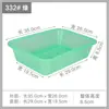 Cesta de Lavado de Verduras de Plástico Engrosada Rectangular Hueca con Drenaje Cesta de Almacenamiento de Frutas y Verduras de Cocina Cesta para Lavar Arroz Cesta de Plástico