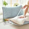 Funda de Almohada con Correa Anticaída, un Par de Fundas de Almohada Acolchadas de Algodón Grueso Lavadas Antideslizantes Absorbentes de Sudor, Funda Individual para Todas las Estaciones