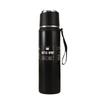 Copo Térmico de Aço Inoxidável 316 de Grande Capacidade, Garrafa Térmica de Viagem a Vácuo, Copo de Água com Alça, Chaleira de Água Esportiva, Simples e Portátil para Uso Externo