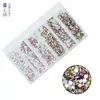 Venda Quente Transfronteiriça Cor para Nail Art Diamante para Nail Art Broca de Vidro com Fundo Plano Strass para Nail Art Acessórios de Joias DIY