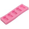 Molde de Bolo Papai Noel DIY Cinco-even Ferramentas de Silicone para Assar Molde Flip de Açúcar Molde de Gelo Xadrez Molde de Sabão H1859 Ovo