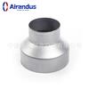 Zheng Cheng venta al por mayor accesorios para tubería de ventilación material de hierro galvanizado diámetro variable brida con pegamento/sin pegamento tamaño opcional