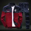 Sudadera de Primavera y Otoño Traje Deportivo para Hombre Cuello de Béisbol Manga Larga para Hombre D10