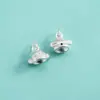 Accesorios de Plata Pura S999 Colgante de Prosperidad Versión Ligera de Plata Dura 3D Pulsera con Encanto de Cuerda Roja Trenzada Hecha a Mano DIY
