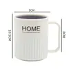 Taza de lavado creativa de dos tonos para uso doméstico, vaso para cepillos de dientes de plástico con asa, vaso de agua engrosado, vaso de cepillos de dientes simple, taza para parejas