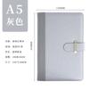 Cuaderno A5 para negocios, personalizado, con logotipo imprimible, superficie de cuero suave, para conferencias y oficina, con impresión en caja de regalo personalizada.