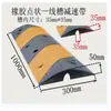 China Camino Acero Macizo Fundido Reductor de Velocidad Hierro Fundido Canaleta para Cables Reductor de Velocidad Carretera Gasolinera Parque Logístico de Camiones Engrosado